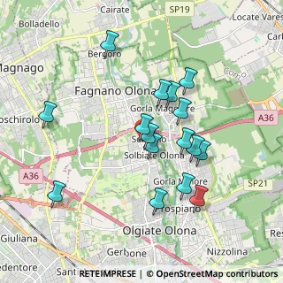 Mappa Via dei Ronchi, 21058 Solbiate Olona VA, Italia (1.71)
