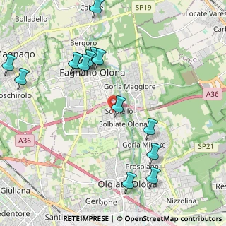 Mappa Via dei Ronchi, 21058 Solbiate Olona VA, Italia (2.37467)