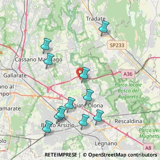 Mappa Via dei Ronchi, 21058 Solbiate Olona VA, Italia (4.43)