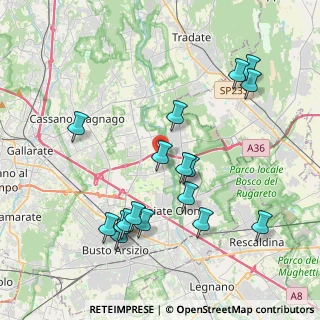 Mappa Via dei Ronchi, 21058 Solbiate Olona VA, Italia (4.19412)