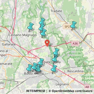 Mappa Via dei Ronchi, 21058 Solbiate Olona VA, Italia (4.20231)