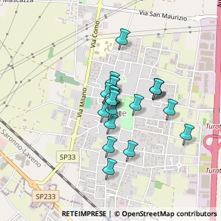 Mappa Piazza Alessandro Volta, 22078 Turate CO, Italia (0.3075)