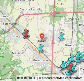 Mappa Piazza Alessandro Volta, 22078 Turate CO, Italia (3.2555)