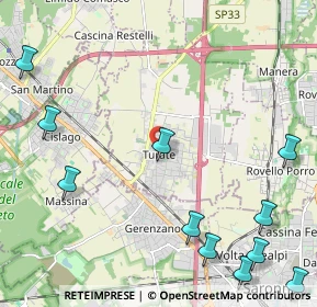 Mappa Piazza Alessandro Volta, 22078 Turate CO, Italia (3.04091)