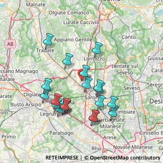 Mappa Piazza Alessandro Volta, 22078 Turate CO, Italia (7.2315)