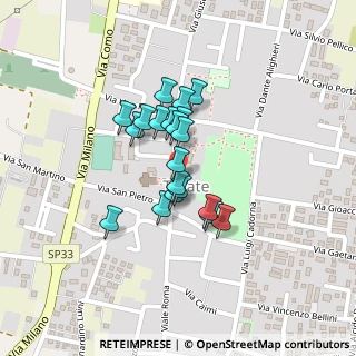 Mappa Piazza Alessandro Volta, 22078 Turate CO, Italia (0.148)