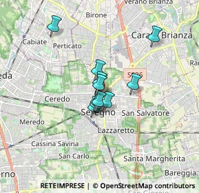 Mappa Via Cesare Cantù, 20831 Seregno MB, Italia (1.04)