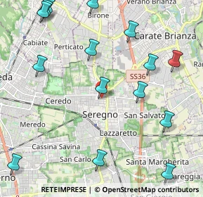 Mappa Via Cesare Cantù, 20831 Seregno MB, Italia (2.73267)