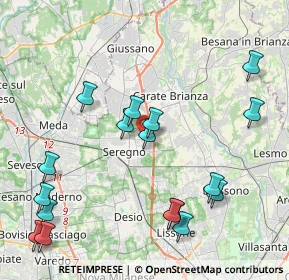 Mappa Via Lario, 20831 Seregno MB, Italia (4.76647)