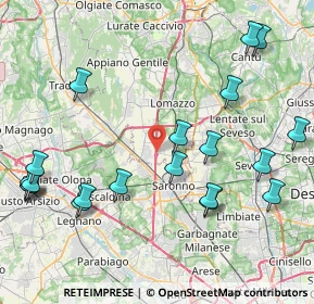 Mappa Via Camillo Benso Di Cavour, 22078 Turate CO, Italia (10.033)