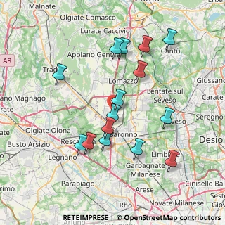 Mappa Via Camillo Benso Di Cavour, 22078 Turate CO, Italia (7.37)
