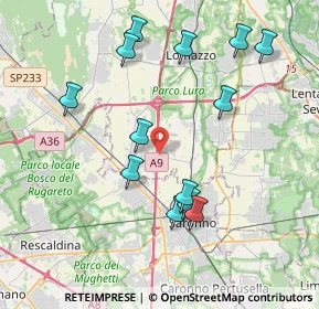 Mappa Via Camillo Benso Di Cavour, 22078 Turate CO, Italia (4.04385)