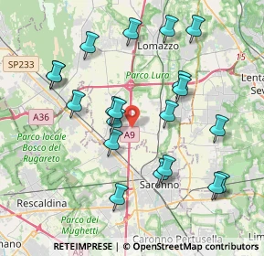 Mappa Via Camillo Benso Di Cavour, 22078 Turate CO, Italia (3.95)