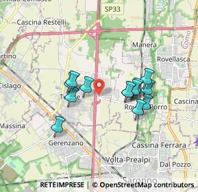 Mappa Via Camillo Benso Di Cavour, 22078 Turate CO, Italia (1.42308)