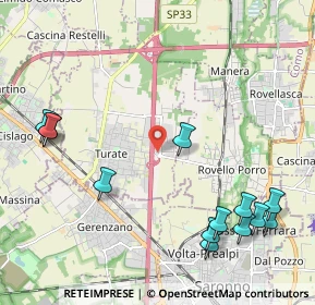 Mappa Via Camillo Benso Di Cavour, 22078 Turate CO, Italia (2.64923)