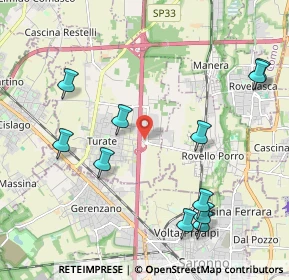 Mappa Via Camillo Benso Di Cavour, 22078 Turate CO, Italia (2.39455)