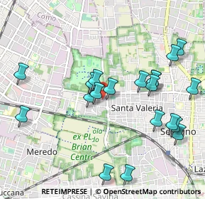 Mappa Via Pablo Picasso, 20831 Seregno MB, Italia (1.069)