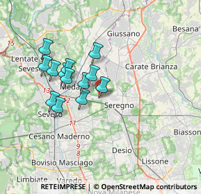 Mappa Via Pablo Picasso, 20831 Seregno MB, Italia (2.97)