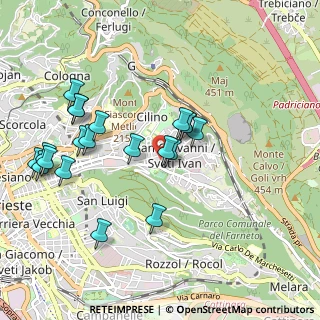 Mappa V.le Raffaello Sanzio, 34123 Trieste TS, Italia (0.981)