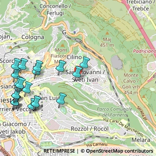 Mappa V.le Raffaello Sanzio, 34123 Trieste TS, Italia (1.4365)