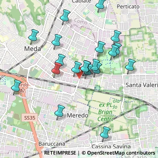 Mappa Via Pietro Maroncelli, 20821 Meda MB, Italia (0.953)