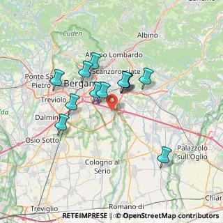 Mappa Via Pietro Mascagni, 24050 Grassobbio BG, Italia (5.79917)