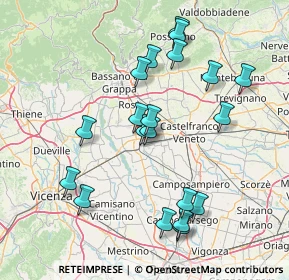 Mappa Via delle Signore, 35013 Cittadella PD, Italia (15.263)