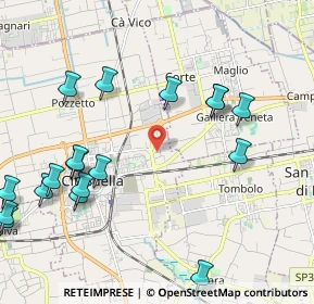 Mappa Via delle Signore, 35013 Cittadella PD, Italia (2.7385)