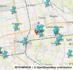 Mappa Via delle Signore, 35013 Cittadella PD, Italia (2.53467)