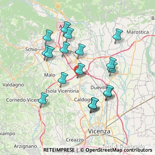Mappa Via Antonio Gramsci, 36030 Villaverla VI, Italia (7.47833)