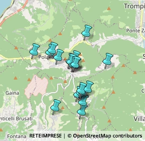 Mappa Via Umberto I, 25060 Polaveno BS, Italia (1.285)