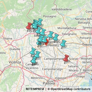 Mappa Via Tombolata, 35018 San Martino di Lupari PD, Italia (11.7)
