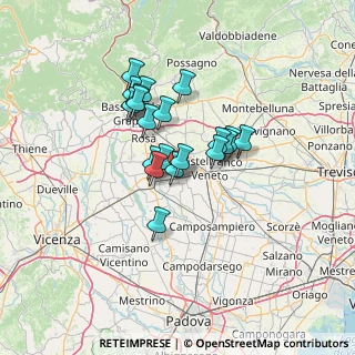 Mappa Via Tombolata, 35018 San Martino di Lupari PD, Italia (10.059)