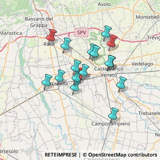 Mappa Via Tombolata, 35018 San Martino di Lupari PD, Italia (6.07875)