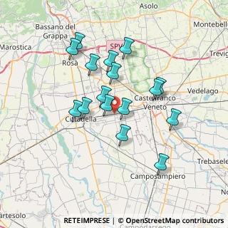 Mappa Via Tombolata, 35018 San Martino di Lupari PD, Italia (6.3175)