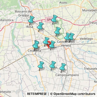 Mappa Via Tombolata, 35018 San Martino di Lupari PD, Italia (6.43154)