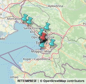 Mappa 34126 Trieste TS, Italia (5.61667)