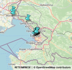 Mappa 34126 Trieste TS, Italia (6.89909)
