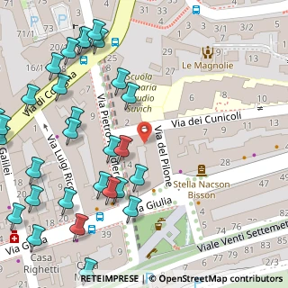 Mappa Via Pietro Kandler, 34126 Trieste TS, Italia (0.08621)
