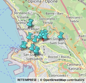 Mappa 34126 Trieste TS, Italia (1.205)