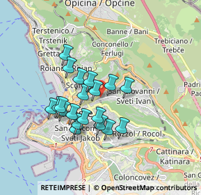 Mappa 34126 Trieste TS, Italia (1.3995)