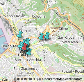 Mappa 34126 Trieste TS, Italia (0.8765)