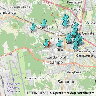 Mappa Via Benaco, 21010 Cardano Al Campo VA, Italia (2.1545)