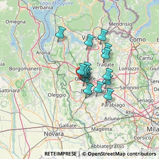 Mappa Via Benaco, 21010 Cardano Al Campo VA, Italia (8.91313)