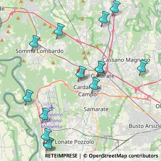 Mappa Via Benaco, 21010 Cardano Al Campo VA, Italia (5.30643)