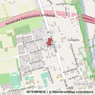 Mappa Via dei Ronchi, 29, 21058 Solbiate Olona, Varese (Lombardia)
