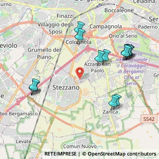 Mappa Via Ugo Foscolo, 24052 Azzano San Paolo BG, Italia (2.35429)