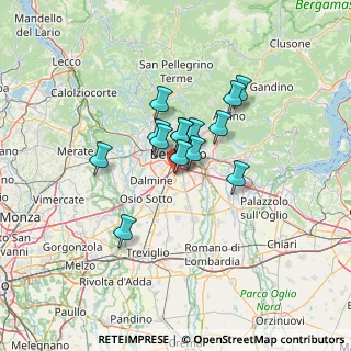Mappa Via Foscolo Ugo, 24052 Azzano San Paolo BG, Italia (9.05214)