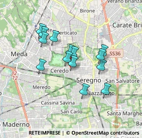 Mappa Corso Giacomo Matteotti, 20831 Seregno MB, Italia (1.43857)