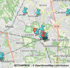 Mappa Corso Giacomo Matteotti, 20831 Seregno MB, Italia (2.37125)